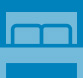 Hotel bed icon